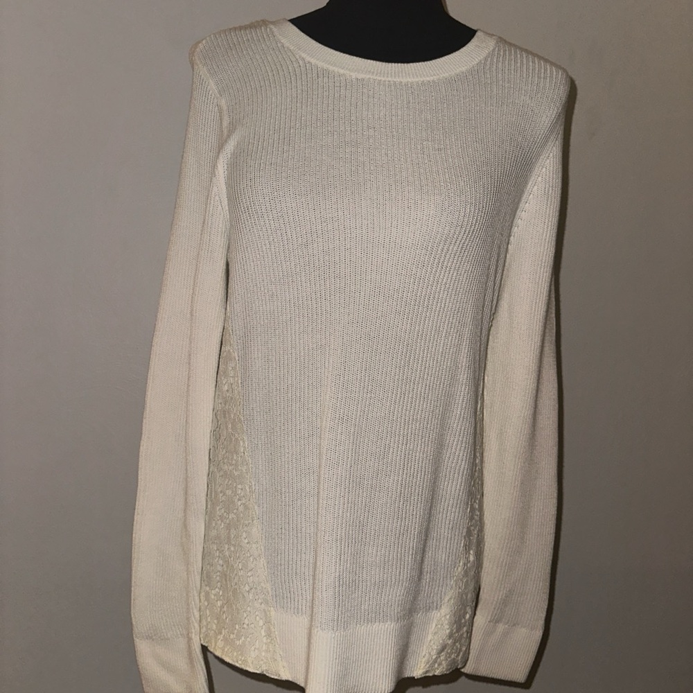 White brand new sweater